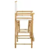  Összecsukható rendezőszék 2 pcs Természetes 58 x 48 x 115 cm