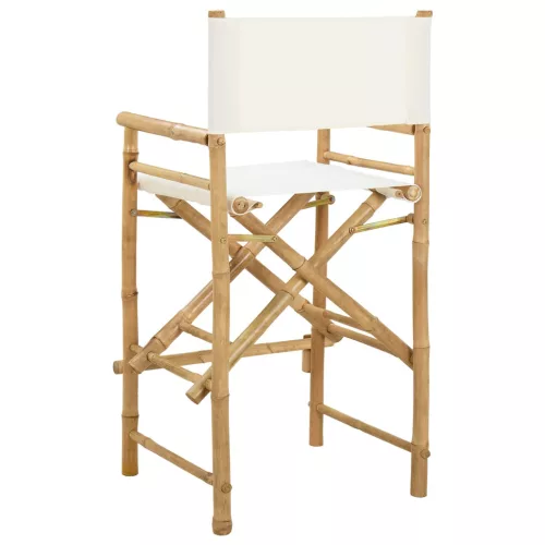  Összecsukható rendezőszék 2 pcs Természetes 58 x 48 x 115 cm