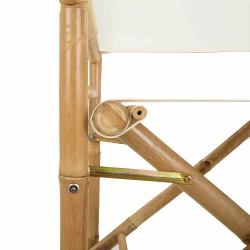  Összecsukható rendezőszék 2 pcs Természetes 58 x 48 x 115 cm