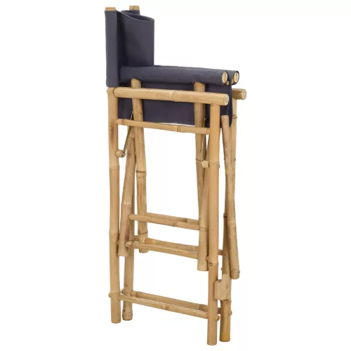  Összecsukható rendezőszék 2 pcs Természetes 58 x 48 x 115 cm