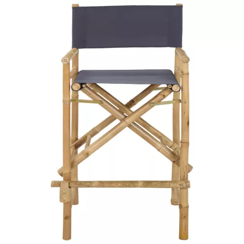  Összecsukható rendezőszék 2 pcs Természetes 58 x 48 x 115 cm