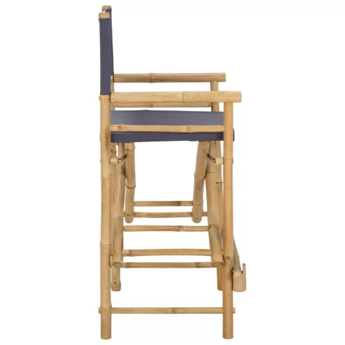  Összecsukható rendezőszék 2 pcs Természetes 58 x 48 x 115 cm