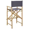  Összecsukható rendezőszék 2 pcs Természetes 58 x 48 x 115 cm