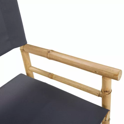  Összecsukható rendezőszék 2 pcs Természetes 58 x 48 x 115 cm