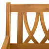  Kerti pad 2 pcs Természetes 56 x 55,5 x 90 cm Tömör Akácfa