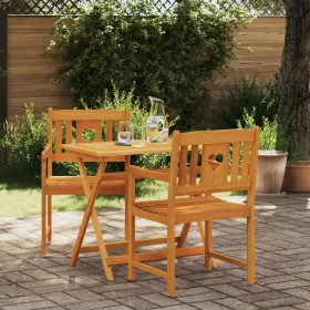    Kerti pad 2 pcs Természetes 56 x 55,5 x 90 cm Tömör Akácfa