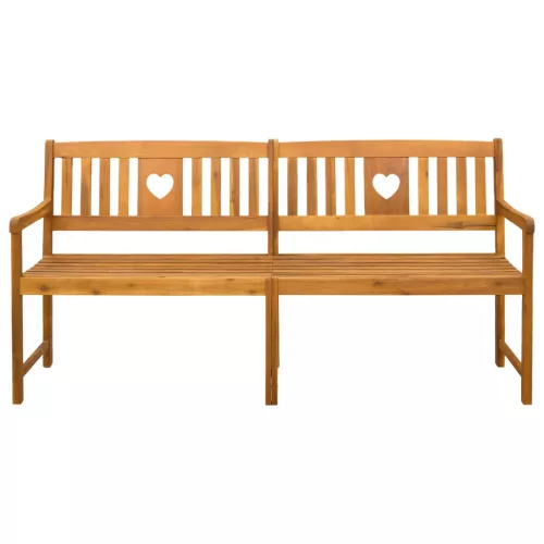  Kerti pad Természetes 180 x 55,5 x 90 cm Tömör Akácfa