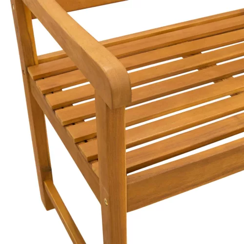  Kerti pad Természetes 220 x 55,5 x 90 cm Tömör Akácfa