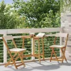  Kültéri bistro székek 2 pcs Krémfehér 40 x 53 x 80 cm