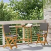 Kültéri bistro székek 2 pcs Sötétszürke 38 x 46 x 85 cm