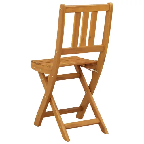  Kültéri bistro székek 4 pcs Természetes 40 x 42 x 85 cm