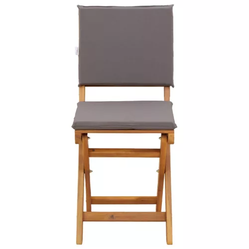  Kültéri bistro székek 4 pcs Sötétszürke 38 x 46 x 85 cm