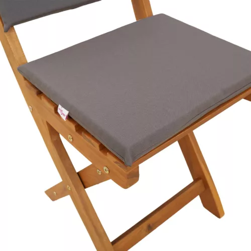  Kültéri bistro székek 4 pcs Sötétszürke 38 x 46 x 85 cm