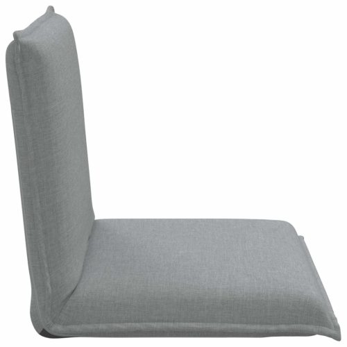  Padló szék Világosszürke 54 x 64 x 59 cm szövet