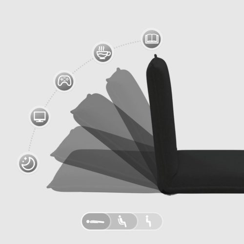  Padló szék Fekete 54 x 64 x 59 cm szövet