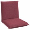  Padló szék Bordó 54 x 64 x 59 cm szövet