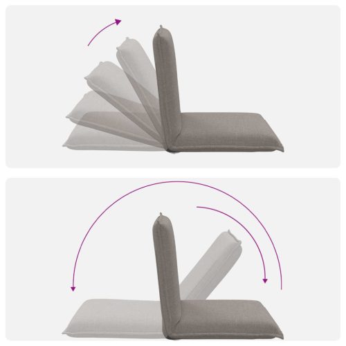  Padló szék Tópszínű 54 x 64 x 59 cm szövet