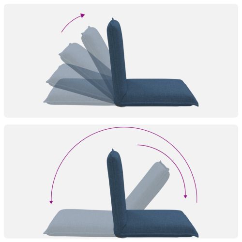  Padló szék Kék 54 x 64 x 59 cm szövet