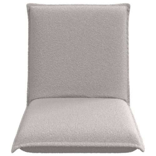  Padló szék Világosszürke 54 x 64 x 59 cm Juh Gyapjú