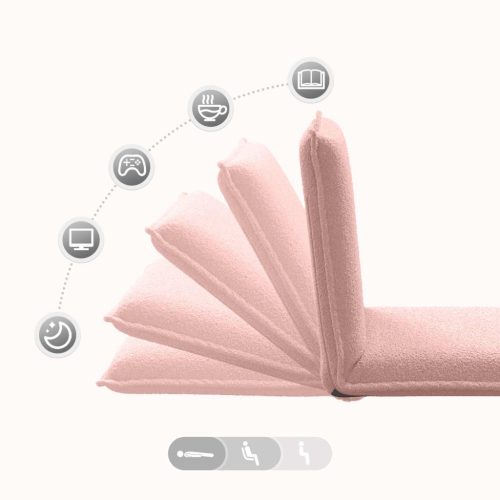  Padló szék Rózsaszín 54 x 64 x 59 cm Juh Gyapjú