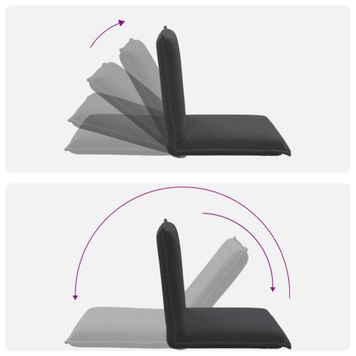  Padló szék Sötétszürke 54 x 64 x 59 cm Juh Gyapjú