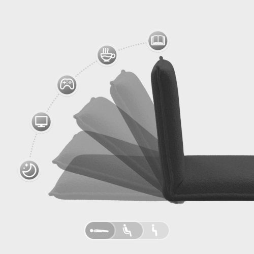  Padló szék Sötétszürke 54 x 64 x 59 cm Juh Gyapjú