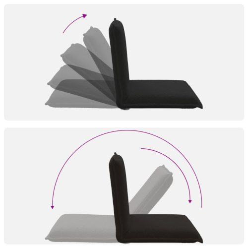  Padló szék Fekete 54 x 64 x 59 cm Juh Gyapjú