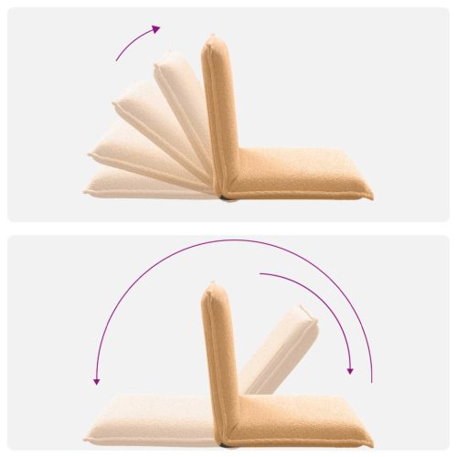  Padló szék Bézs 54 x 64 x 59 cm Juh Gyapjú