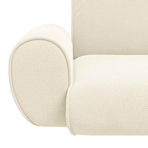  Padló szék Krém 68 x 51 x 56 cm Gubancos Bársony