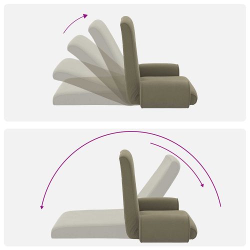  Padló szék Khaki 68 x 51 x 56 cm Gubancos Bársony