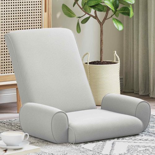  Padló szék Világosszürke 68 x 51 x 56 cm Gubancos Bársony