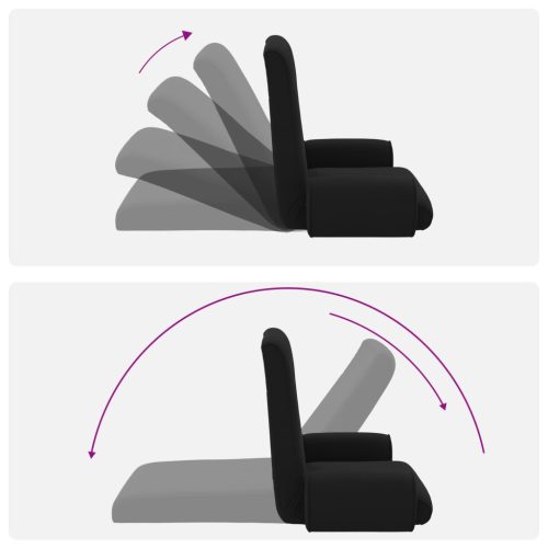  Padló szék Fekete 68 x 51 x 56 cm Gubancos Bársony