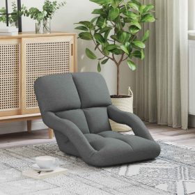    Állítható padló szék Sötétszürke 58 x 62 x 58 cm Szövet