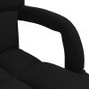  Állítható padló szék Fekete 58 x 62 x 58 cm Szövet