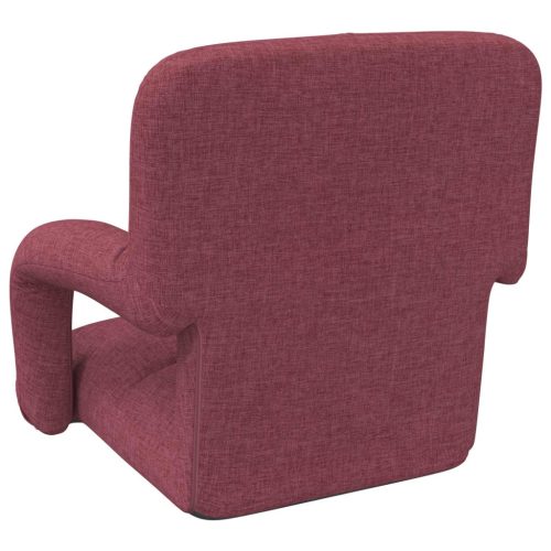  Állítható padló szék Bordó 58 x 62 x 58 cm Szövet