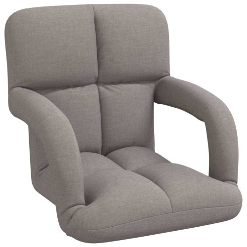  Állítható padló szék Tópszínű 58 x 62 x 58 cm Szövet