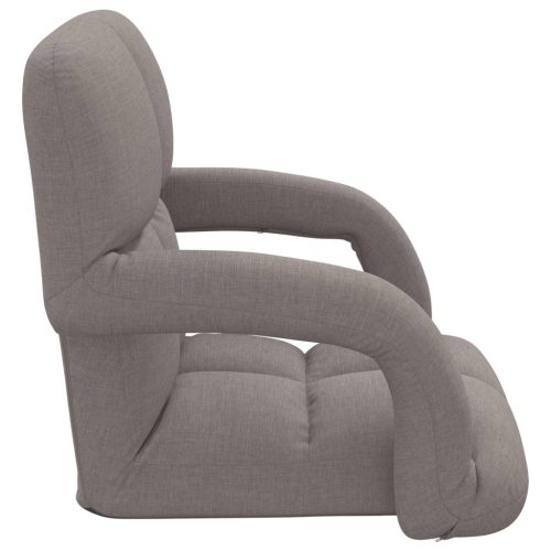  Állítható padló szék Tópszínű 58 x 62 x 58 cm Szövet