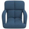  Állítható padló szék Kék 58 x 62 x 58 cm Szövet
