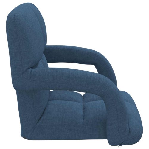  Állítható padló szék Kék 58 x 62 x 58 cm Szövet