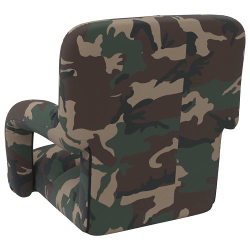  Állítható padló szék Katonai zöld 58 x 62 x 58 cm Szövet