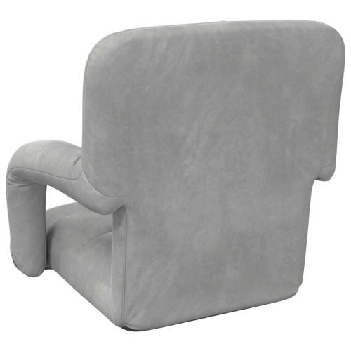  Padló szék Világosszürke 58 x 62 x 58 cm Bársony