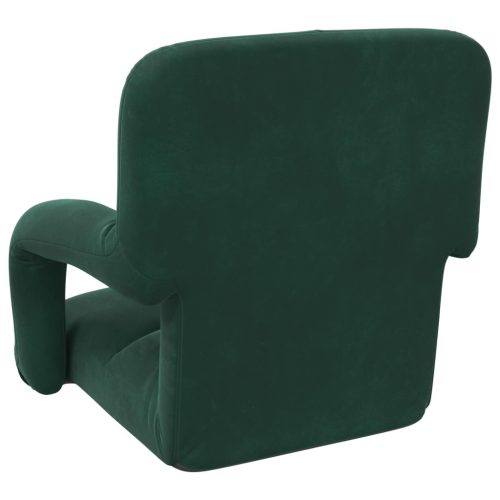  Padló szék Sötétzöld 58 x 62 x 58 cm Bársony