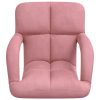  Padló szék Rózsaszín 58 x 62 x 58 cm Bársony