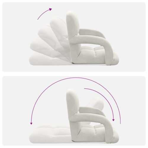  Padló szék Krém 58 x 62 x 58 cm Bársony