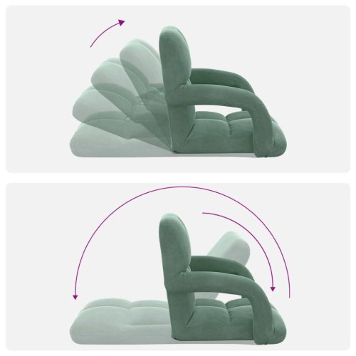  Padló szék Tengeri Zöld 58 x 62 x 58 cm Bársony