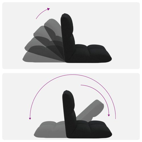  Padló szék Fekete 50 x 61 x 57 cm szövet