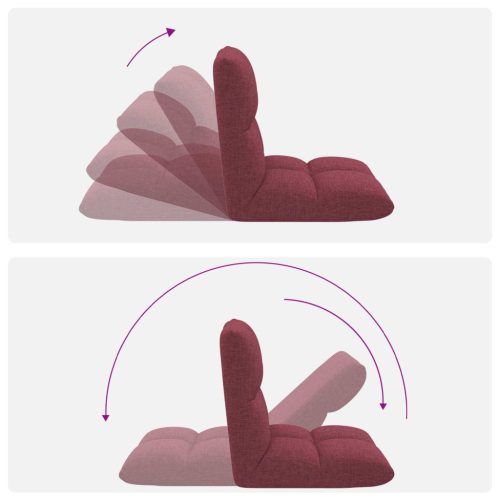  Padló szék Bordó 50 x 61 x 57 cm szövet