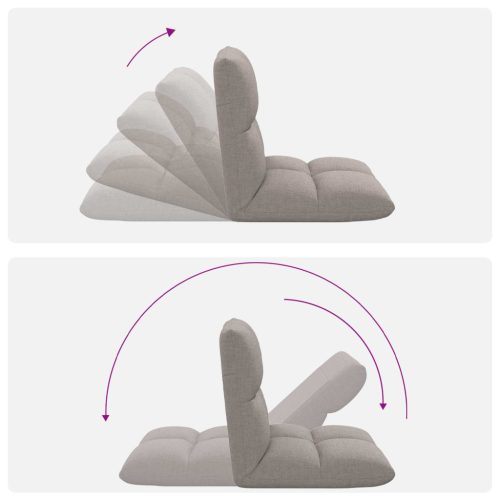  Padló szék Tópszínű 50 x 61 x 57 cm szövet