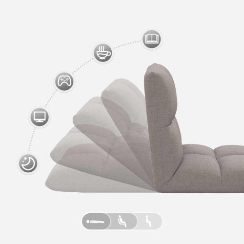  Padló szék Tópszínű 50 x 61 x 57 cm szövet