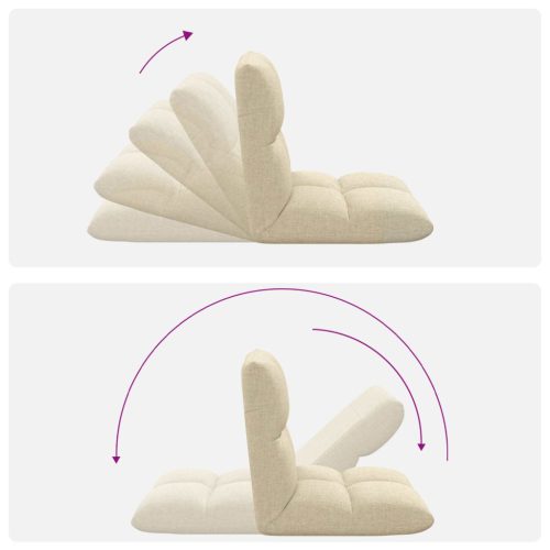  Padló szék Krém 50 x 61 x 57 cm szövet